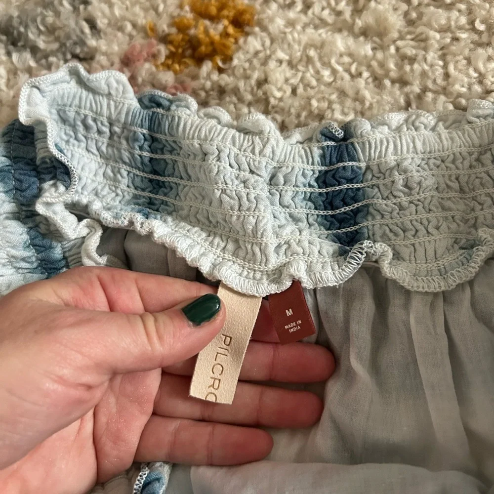 Anthropologie‎ Pilcro tie dye ruffled skirt medium